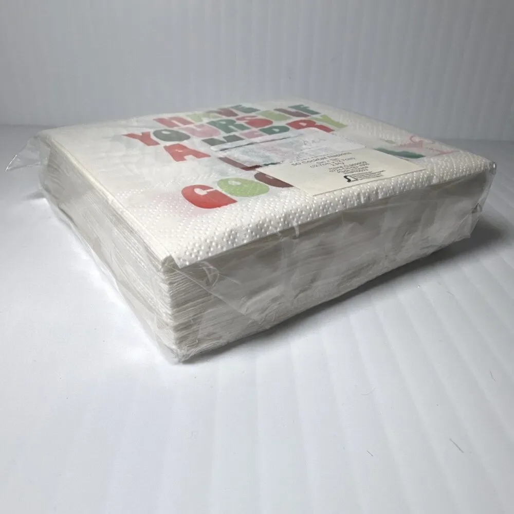 Colorifics 50 Cocktail Napkins 